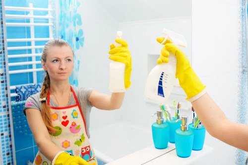 Carpet cleaning team using eco-friendly recycling practices in Highgate