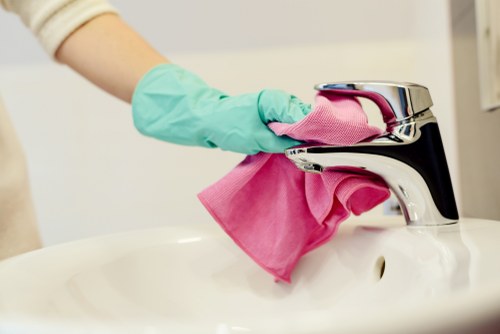 Highgate carpet cleaners providing deep carpet cleaning in a home interior
