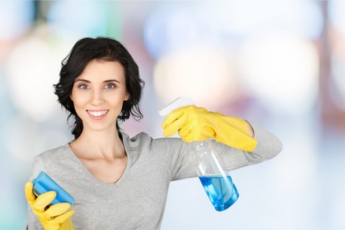 Carpet cleaning process in a Highgate commercial building