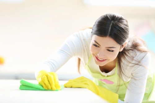 Local Highgate carpet cleaning team working in a residential interior